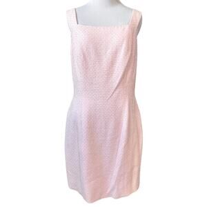 VTG Niteline Della Roufogali Beaded Mini Dress 12 Pink Sparkle Party Glam Formal
